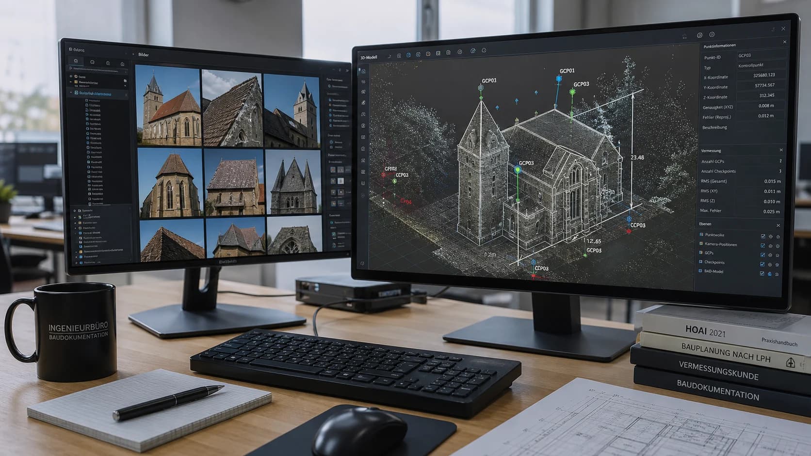 Control Points and Checkpoints in Photogrammetry