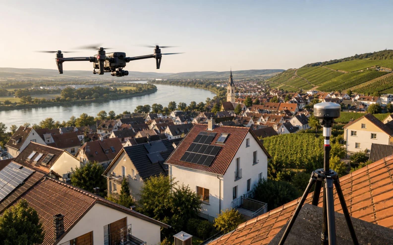 Drone surveying in Nierstein